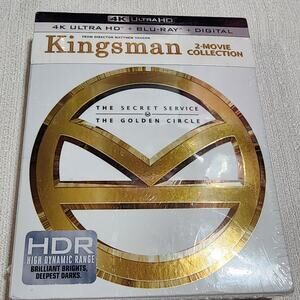 Kingsman 2 movie collection Ultra 4K HD movie + Blu-ray + Digital code